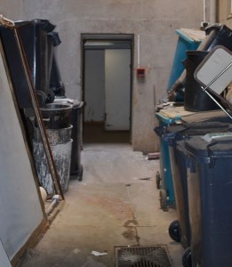 One of the backdoor entrances that students in wheelchairs have to use. Photo: Pheladi Sethusa 