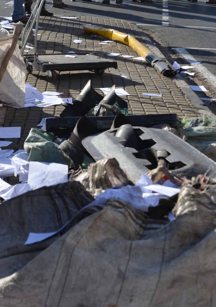 Blue light wreakage - my semi-winning photo.