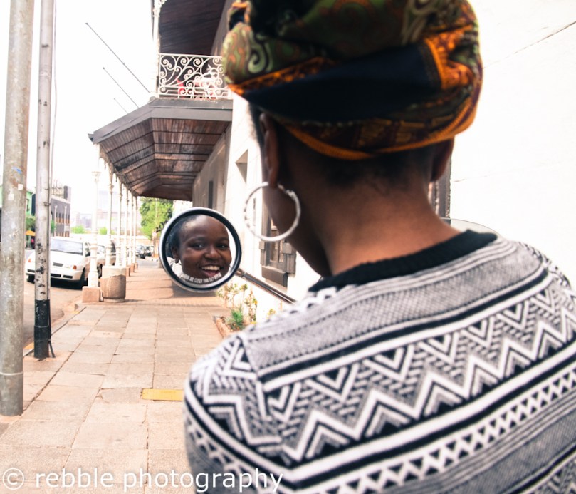 Mirror.  Model: Nokuthula Manyathi. Snapper: Me