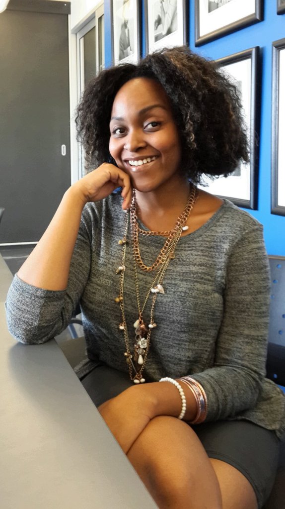 Dineo in her Beyonce inspired outfit today. Photo: Pheladi Sethusa 