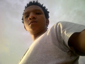 Another selfie, this one with some foreground/background action - dlala Shakes Jnr. Photo: Pheladi Sethusa