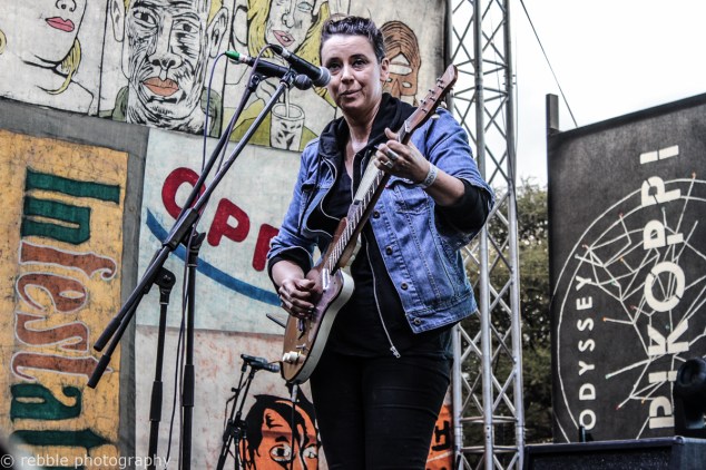 Cat Power (Chan Marshall) on the Bruilof stage at Oppikoppi Odyssey on 09/08/2014